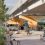 Multigenerational community space created underneath transportation thoroughfare