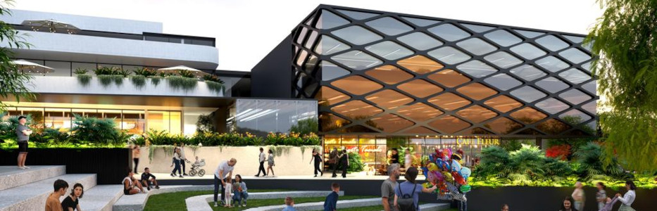 Purpose built town centre to include shops, offices, medical precinct