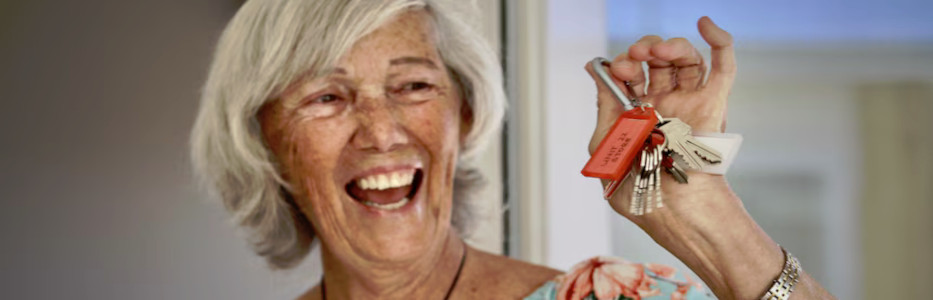 Seniors in regional town trade caravans for a house