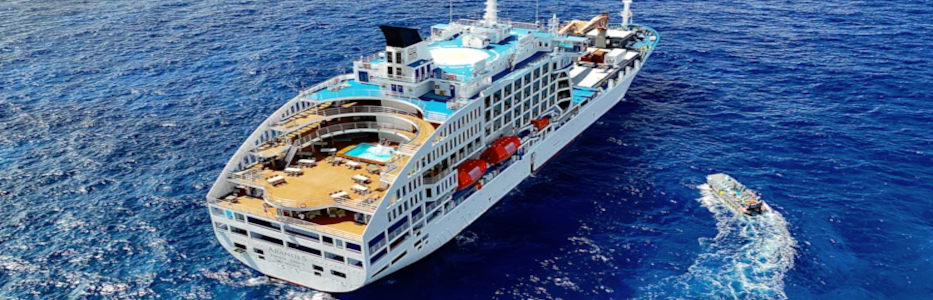 Retirees exploring culture, tattoos and music on a cargo cruise